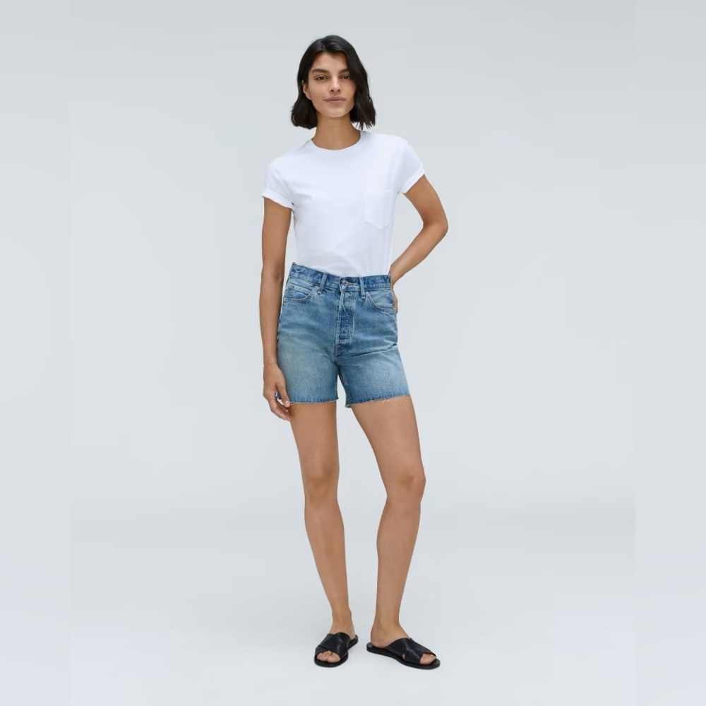 Everlane’s The Local Rigid Way-High® Short Light Wash
